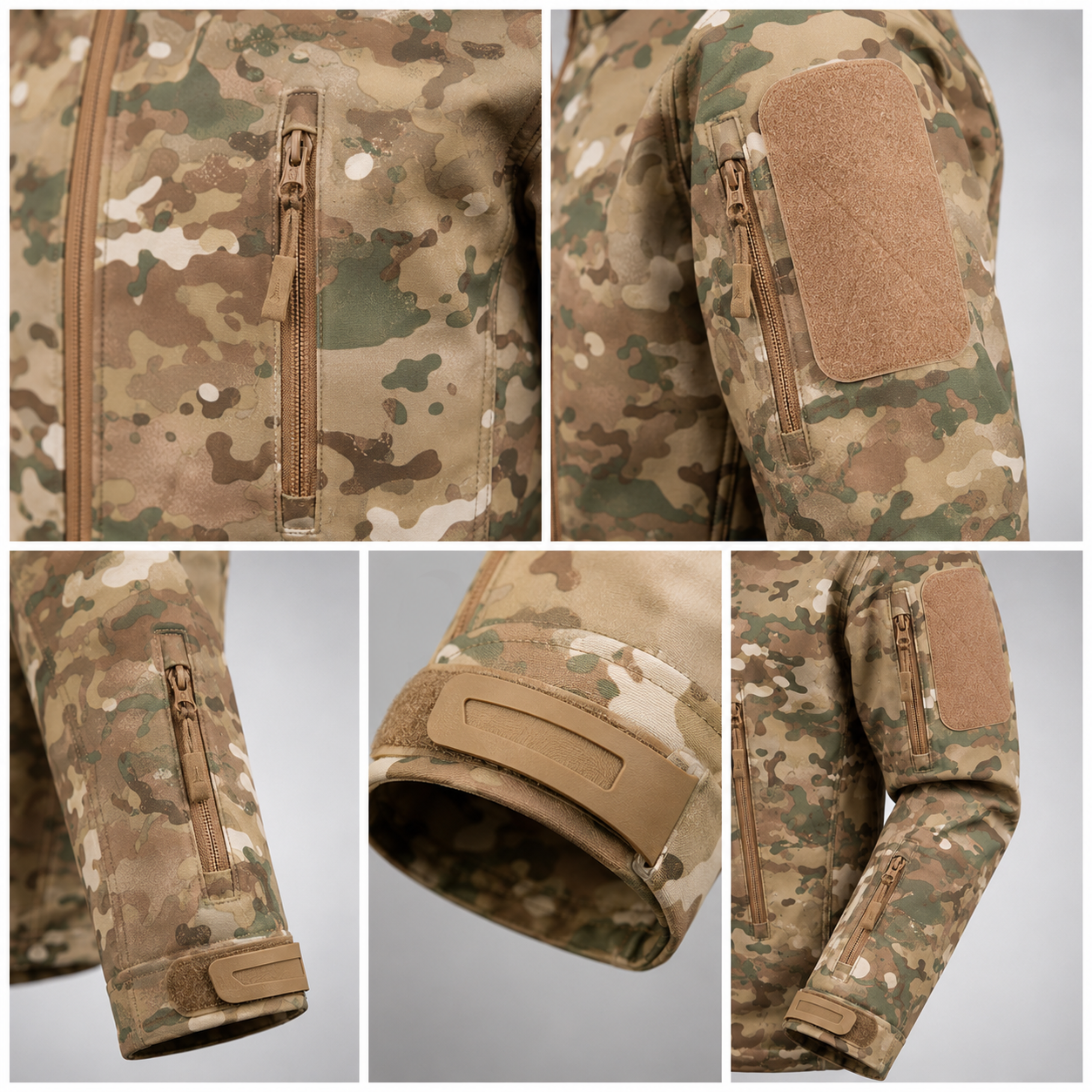 Chaqueta Táctica Militar Softshell Impermeable – Resistente y Funcional