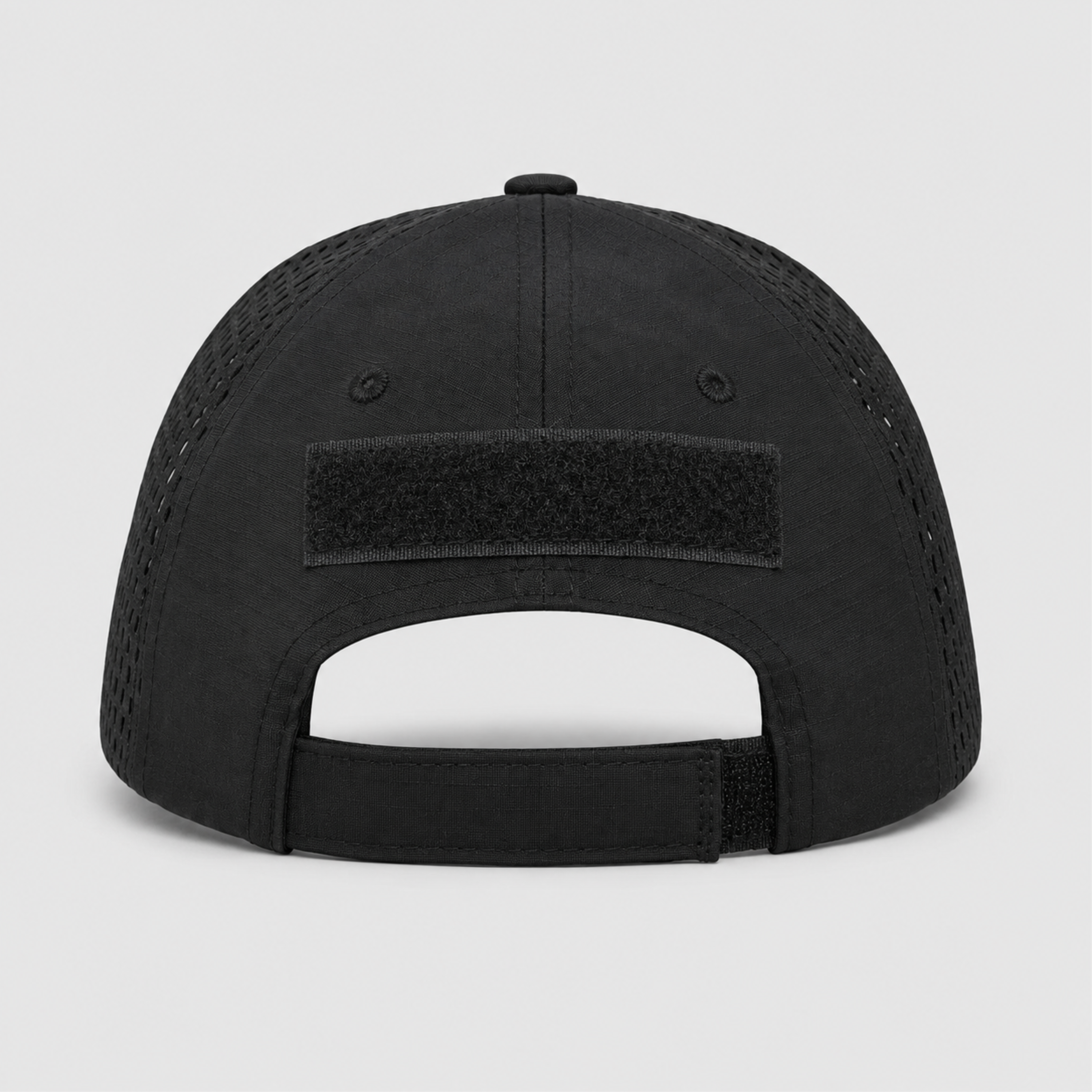 Jockey Táctico Negro con Velcro Ajustable | Comandos Tácticos