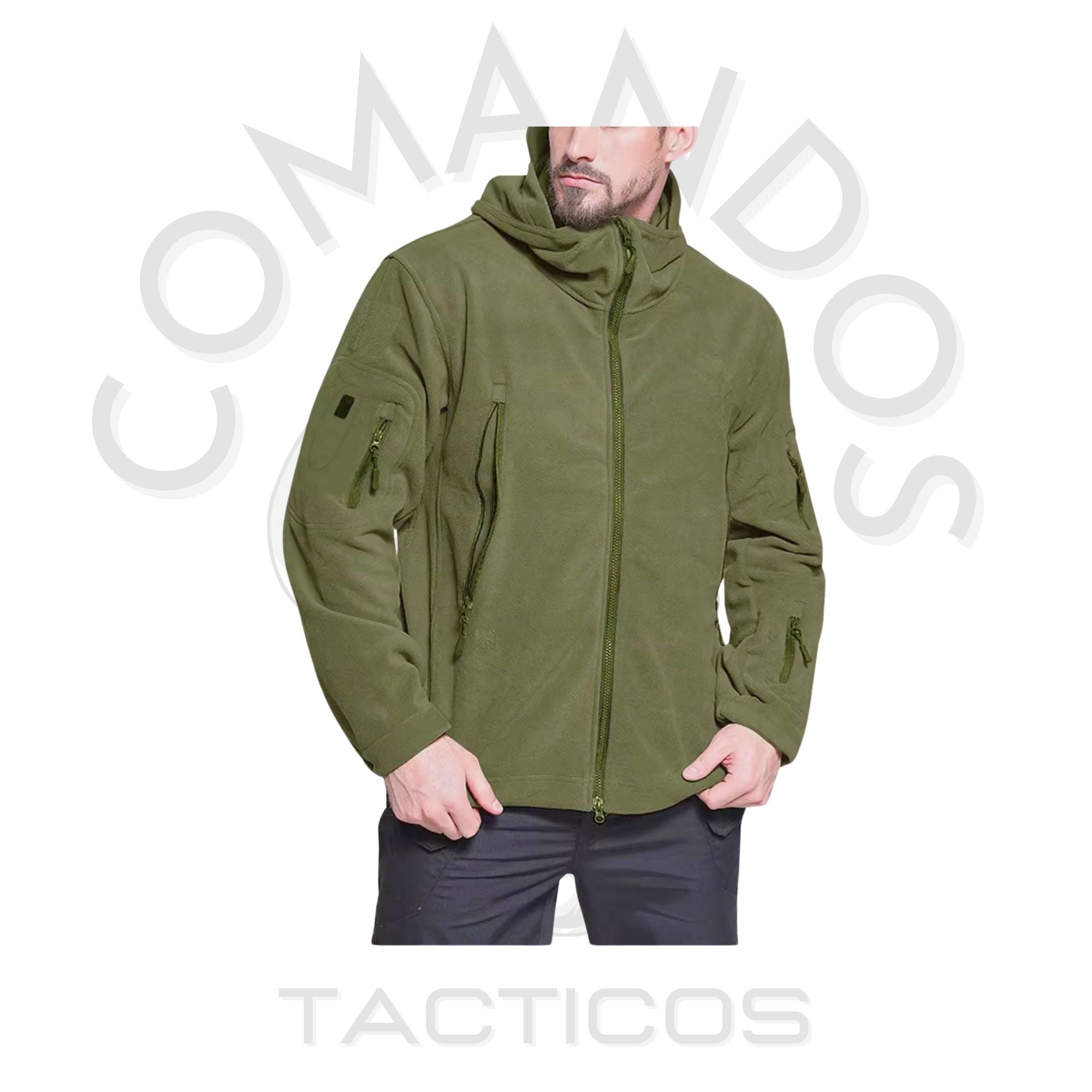 Chaqueta Polerón Polar Táctico