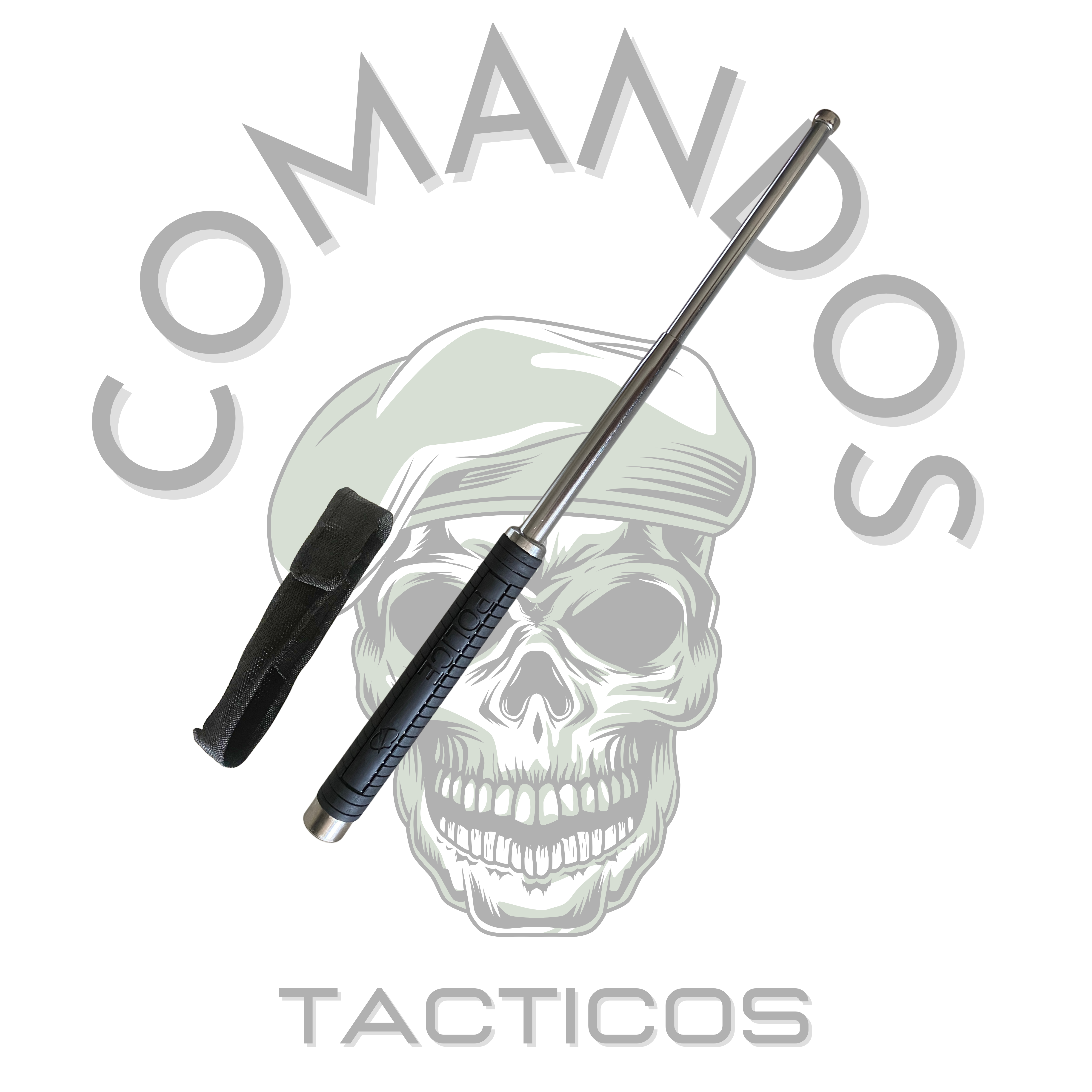 BASTÓN RETRACTIL DE ACERO INOXIDABLE