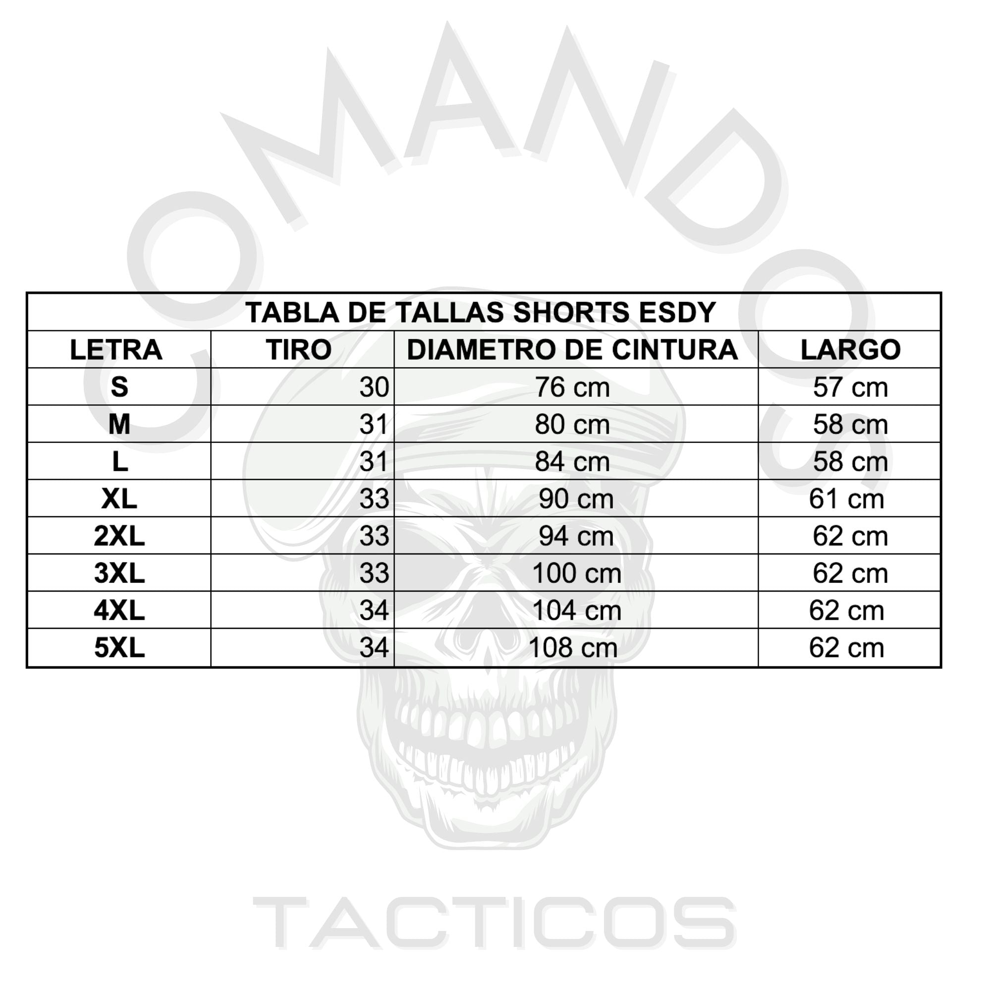 Short Táctico Outdoor Tela RIPSTOP -  ESDY