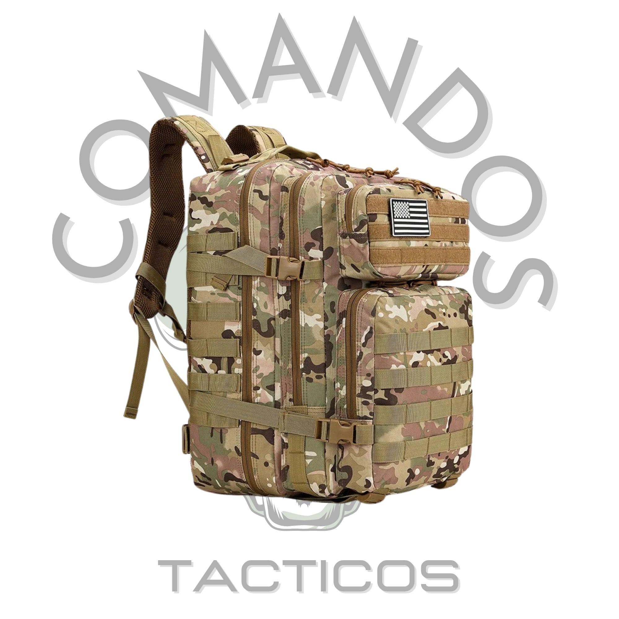 Mochila Táctica Militar 45 Litros - MULTICAM