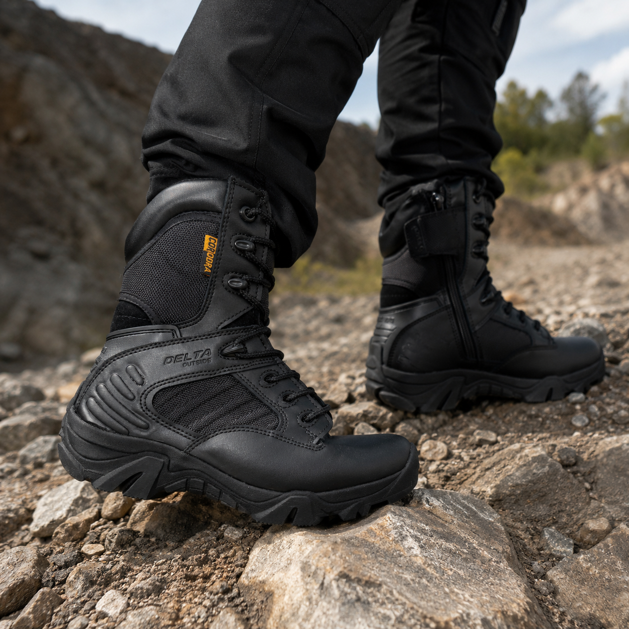 Botas Tácticas Outdoor Modelo Delta
